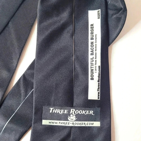 THREE ROOKER Men's Necktie - Picture 8 of 8